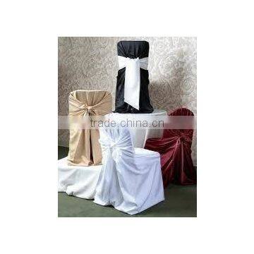 satin universal chair cover wedding pillowcase chiar cover