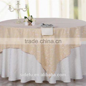 Cheap Hotel Banquet European Polyester Satin Table Cloth