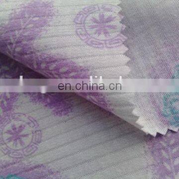 Shaoxing Winfar Drop Needle Interlock Pigment Print Polyester Cotton Knitting Fabric photo-6