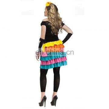 Adult Womens Sexy Day Of The Dead Skeleton Costume Halloween Fancy Dress photo-2
