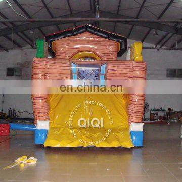 Obstacle Course Car Theme Inflatable With Jumping Area photo-3