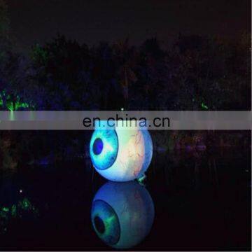 2m diameter inflatable eye ball with LED for park Decoration sam yu 8609