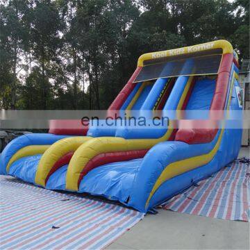 Safty Slides Inflatable, Double giant inflatable outdoor water slide for sale