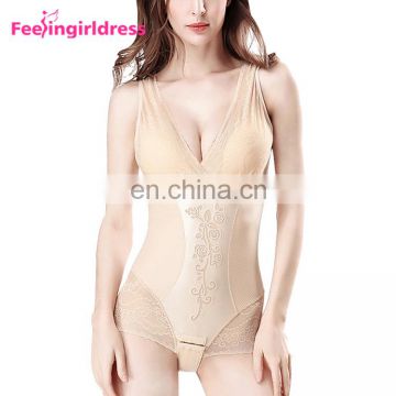 Wholesale Price Price Nude V Neck Sleeveless Nylon Women Underwear Body Shaper Slimming