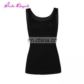 New Style Black Soft Organic Bamboo Hot Girl Sexy Women Cotton Camisole photo-5