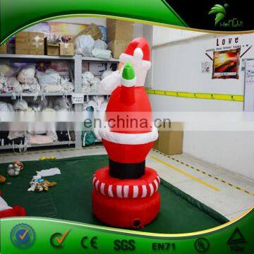Inflatable Swing Santa Cluse Christmas Ornaments Home Decor Inflatables Santa Sack Party Tree photo-3
