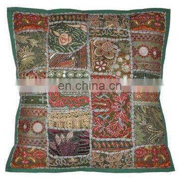 Patchwork Decor Pillow Cases Covers 16 Embroidered Ethnic Decorative Vintage Cases Indian Cushion Cover Embroidery Art Wholesale photo-6