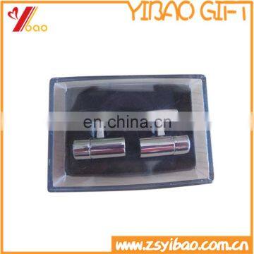 High class USB cufflinks with plastic gift box