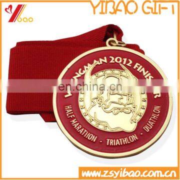 Custom half marathon medal/manufacture of medal sport