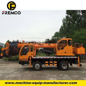 6 Ton Small Lorry Truck Crane,telescopic Boom Lorry Crane Homemade Chassis photo-4
