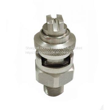 1/4 stainless steel quick connect flat fan nozzle for scourers