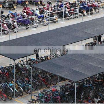 Black bicycle HDPE shed sun shade net