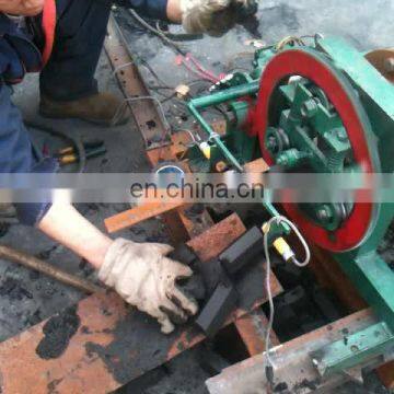 Easy and simple handle sliver charcoal briquette machine