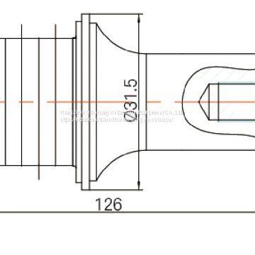 Flange Type Reverse Horn Ultrasonic Piezoelectric Transducer , Sealing High Power Ultrasonic Transducer photo-2