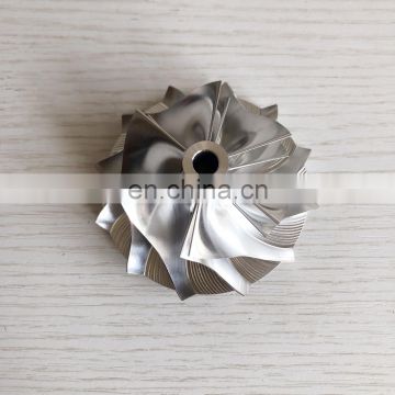 RHC6 6+6 blades 51.19/70.00mm aluminum 2618/milling/billet compressor wheel for Hummer