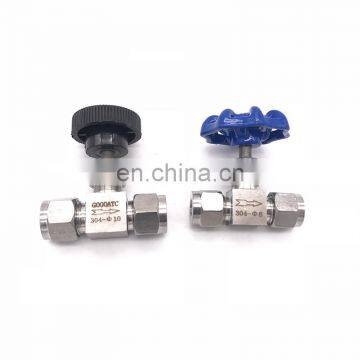 Needle Valve Adjustable 4 6 8 10 12mm 1/8 1/4 3/8 1/2 Inch Hard Tube SS304 Flow Control Crane Straight Needle Valve photo-5