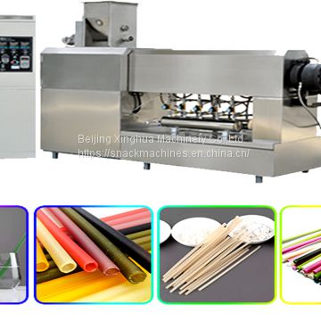 Application of Drinking Rice Straw Making Machine