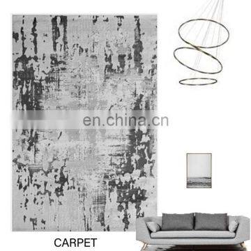 Modern simplicity floor carpet living room luxury 3D printed patterns carpet