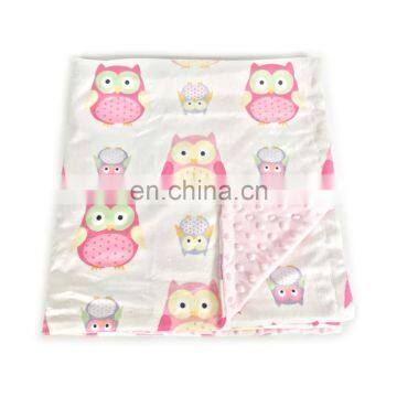 Super Soft Anti-Pilling Polyester Bubble Embossed Baby Blanket Minky