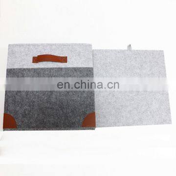 Fashion Custom Clothing Storage Organizer Cube Small Foldable Fabric Felt Storage Box photo-4