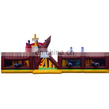 Multipurpose Gunboat Kids Jumping Castle Inflatables Fun City Obstacle Course Inflatable Amusement Park Playground