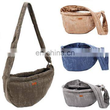 2020 New Shoulder Messenger Bag Cat And Dog Travel Bag Retro Korean Style Pet Out Bag Backpack photo-6