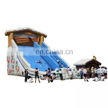 Giant Winter Inflatable Slide Outdoor Kids Adult Inflatable Snow White Slide Playground For Sale