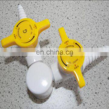 Deck Mounted Solid Brass Chemical Laboratory Gas Tap With Double Outlets photo-6