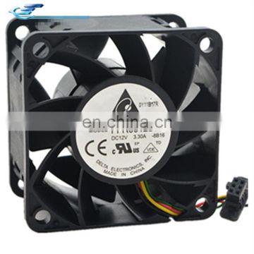 FFR0612DHE DC12V 3.3A 6038 6CM 60 * 60 * 38MM Double Ball Cooling Fan