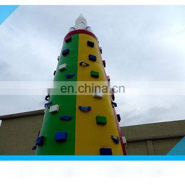 Big Inflatable Rocking Climbing Wall Tower Sport Game