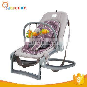 Factory OEM Aluminum Alloy Frame Baby Rocker Chair With Sling Toys photo-2