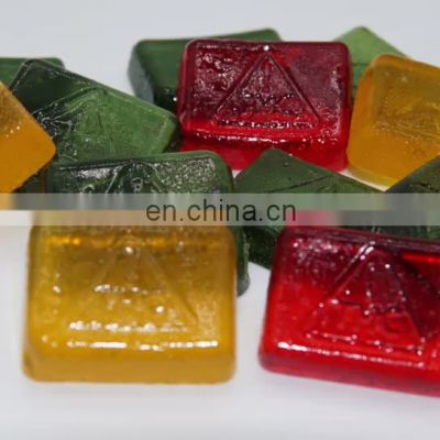 Small fruit flavors gummy depositor double colors sweet lollipop forming machine hard candy mke machine