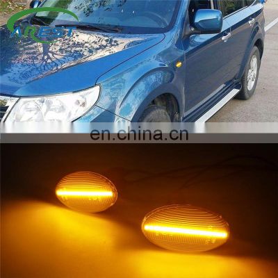 1 Set Dynamic Led Side Marker Turn Signal indicator Repeater Light lamp For Subaru Forester 01-05 Liberty 00-03 Impreza WRX Sti