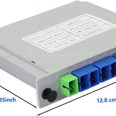 1x32 Planar Lightwave Circuit Splitter With Input Bare Fiber, Scattered Ribbon Fiber 1.9m Pigtail Without Connector PLC Splitter photo-3