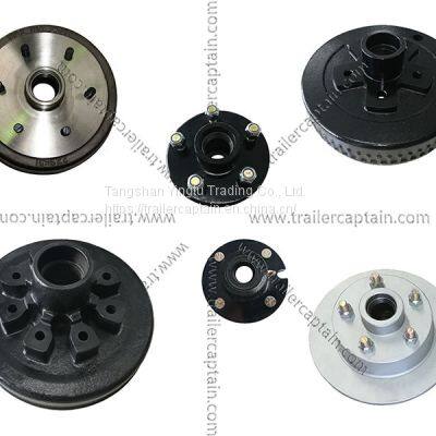 Trailer brake drum for 2000 - 7000 lbs