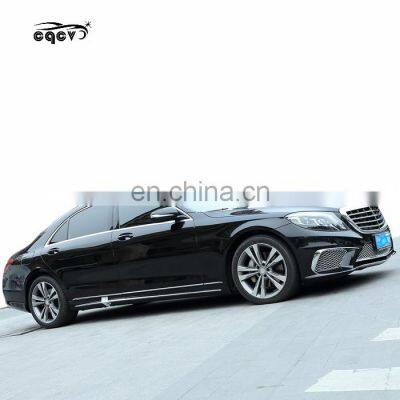 High Quality Plastic Material S65 Style Body Kit for New Mercedes Benz s Class W222 Front Bumper Rear Bumper and Side Skirts