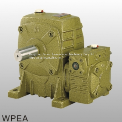 Chinese Worm Gearbox Cast Iron Reduction Gearbox for Sale