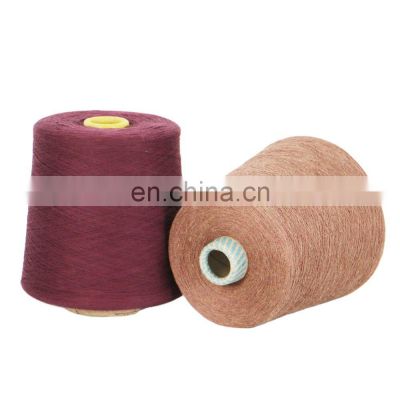 Wholesale customized 2/36NM 60% BCI COTTON 30% LINEN 10% SILK YARN Spinning for knitting