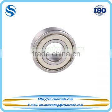 Single row capped stainless steel deep groove ball bearing