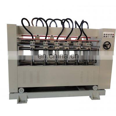 Semi Automatic Cardboard Slitter Scorer Machine Carton Making Machinery
