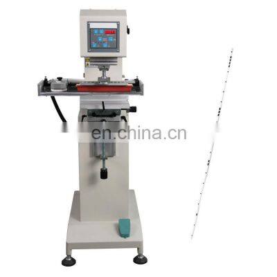 Transverse single color pneumatic medical  catheter tube Pad Printer printing machine