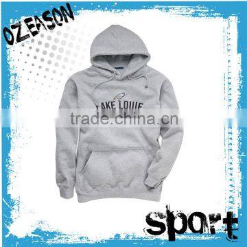 fashionable white blank pullover hoodie with your own logo and pattern printing