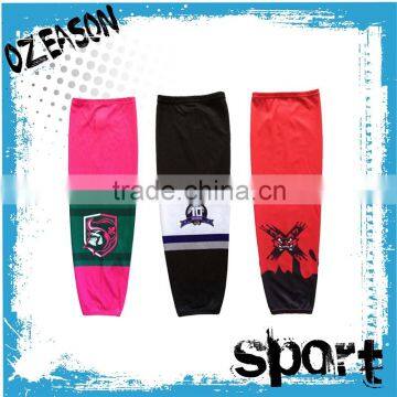 Hot sale custom design sublimation hockey jerseys matched ice hockey socks                        
                                                Quality Choice