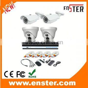 Hot Selling factory 700TVL 4CH Analog DVR kit security camera system 4ch dvr kit