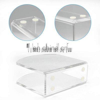 Clear Desktop Acrylic Tissue Holder for Hotel, Dining Room