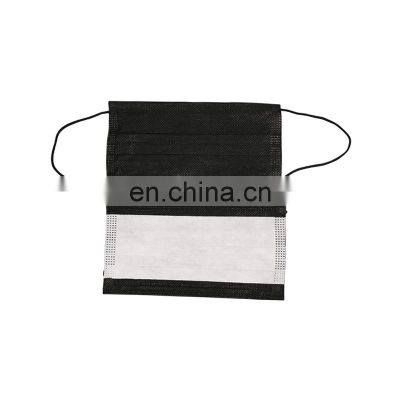 Wholesale Disposable Non Woven Black 3 Ply Surgeon Face Mask Surgical Black Disposable Medical Mask