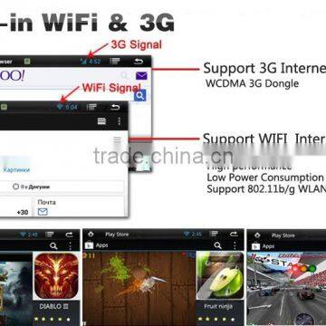 Quad-Core RK3188 A9 10.1" Pure Android Capacitive 1024x600 Car Radio Stereo for Android VW Santana GPS 3G WIFI CANBUS