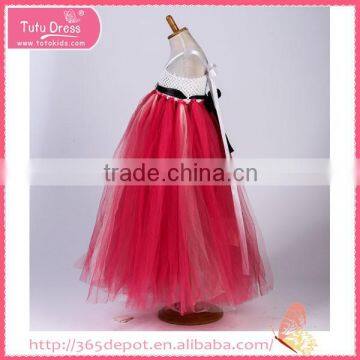 Light Gauze Rockabilly Dress Fluffy Voile Girl's Dress Children Frocks Designs