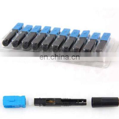 High Quality Fiber Quick field assembly scupc sc/apc FTTH Optical Fiber Fast Connector for ftth drop cable