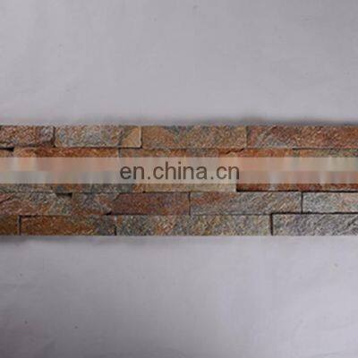 Walling Natural Slate Culture Stone Veneer Wall Cladding Corner Panel Exterior Outdoor Loose Stone Cream Brown Vietnam photo-2
